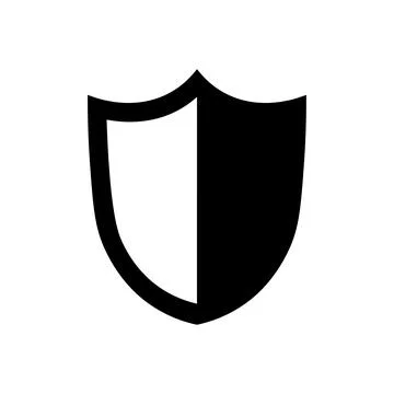 Security icon. Protection symbol. Shield icon. Stock Illustration