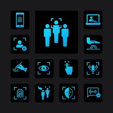 Security Icon Set Stock Illustration