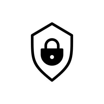 Security icon vector illustration. protection sign and symbol. privacy. vpn Illustrazione stock