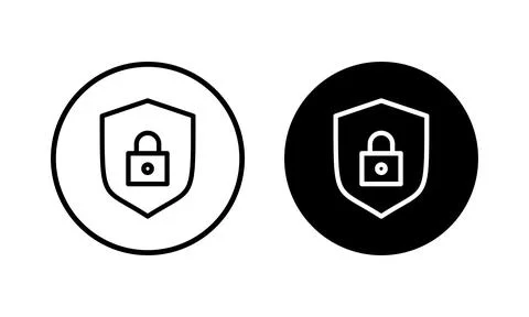 Security icon vector illustration. protection sign and symbol. privacy. vpn Stock Illustration