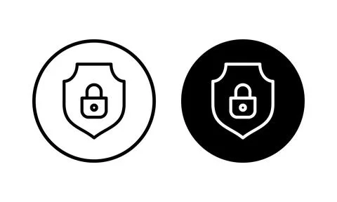 Security icon vector illustration. protection sign and symbol. privacy. vpn Stock Illustration