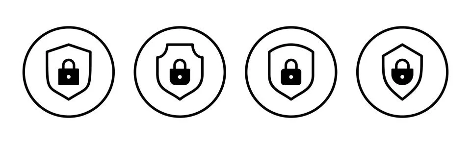 Security icon vector illustration. protection sign and symbol. privacy. vpn Stock Illustration