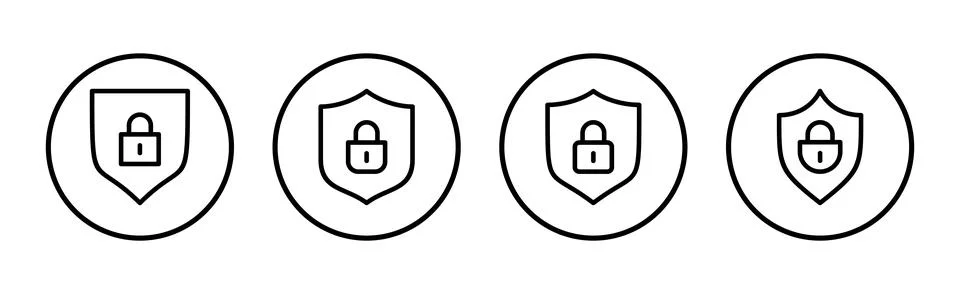 Security icon vector illustration. protection sign and symbol. privacy. vpn Stock Illustration