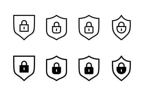 Security icon vector illustration. protection sign and symbol. privacy. vpn Stock Illustration