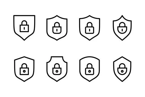 Security icon vector illustration. protection sign and symbol. privacy. vpn イラスト素材