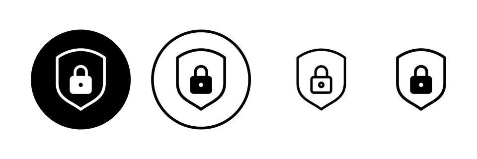 Security icon vector illustration. protection sign and symbol. privacy. vpn Stock Illustration
