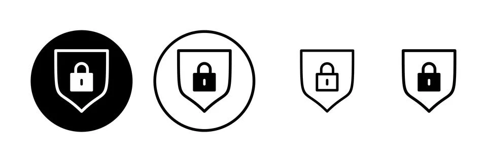 Security icon vector illustration. protection sign and symbol. privacy. vpn Stock Illustration