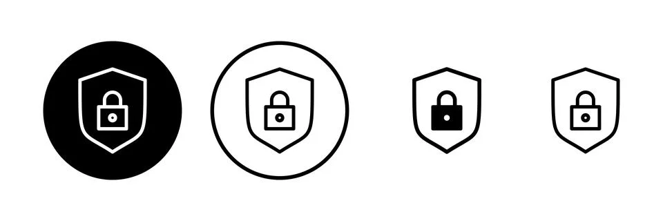 Security icon vector illustration. protection sign and symbol. privacy. vpn Stock-Illustration