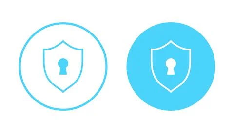 Security icon vector. protection sign and symbol. privacy. vpn Illustrazione stock