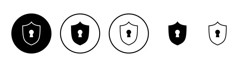 Security icon vector. protection sign and symbol. privacy. vpn Stock Illustration