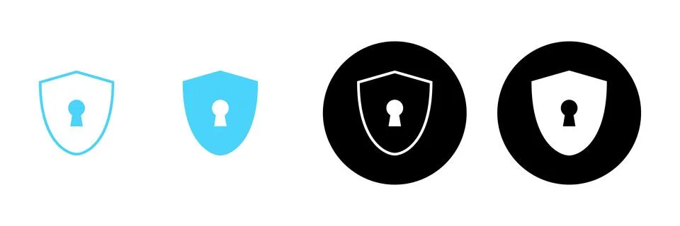 Security icon vector. protection sign and symbol. privacy. vpn Stock Illustration