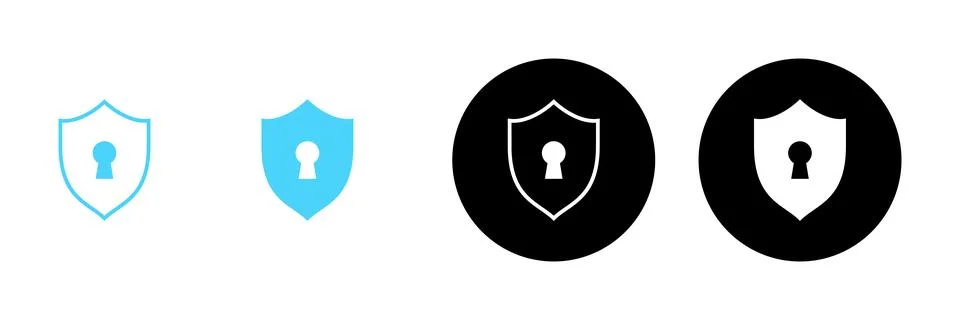 Security icon vector. protection sign and symbol. privacy. vpn Stock Illustration
