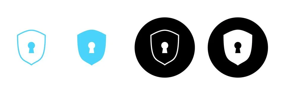 Security icon vector. protection sign and symbol. privacy. vpn イラスト素材