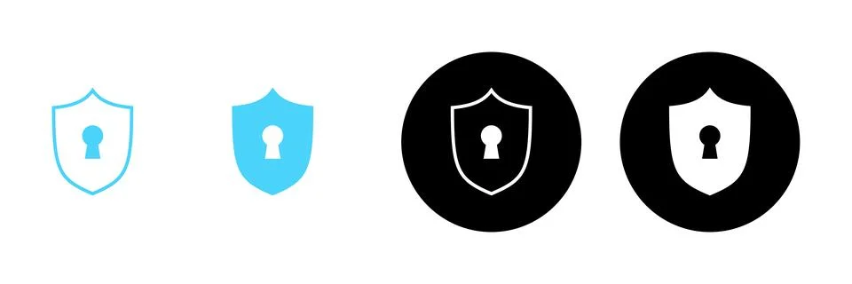 Security icon vector. protection sign and symbol. privacy. vpn Stock Illustration