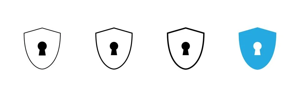 Security icon vector. protection sign and symbol. privacy. vpn Stock-Illustration