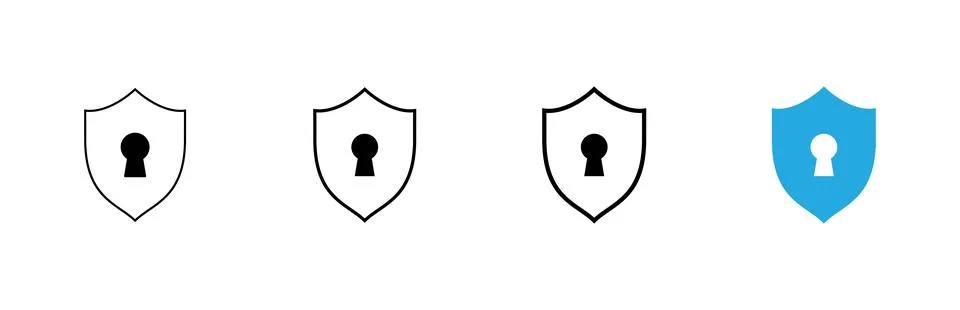 Security icon vector. protection sign and symbol. privacy. vpn Stock-Illustration