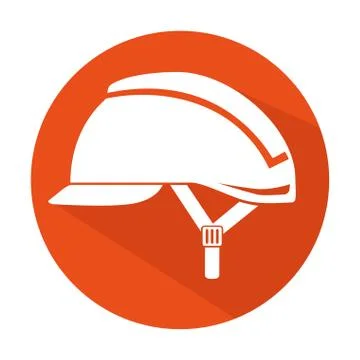 Security industrial helmet icon 스톡 일러스트