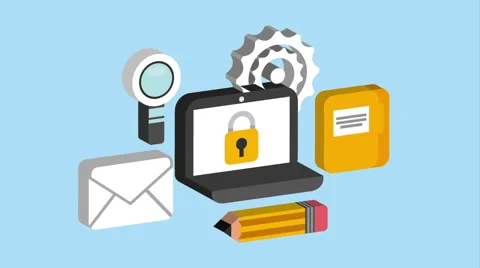 Security information design, Video Animation Video stock 57628115