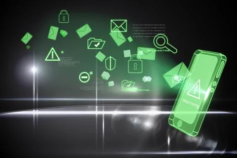 Security interface Stock Illustration