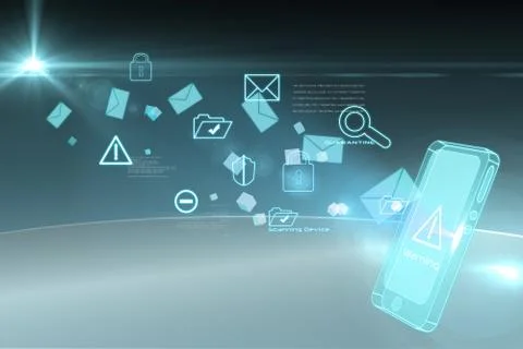 Security interface Stock Illustration