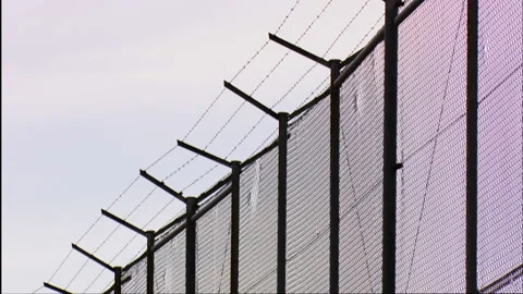 Security  jail Stock Footage 130809585