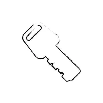 Security key device Stock Illustration
