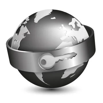 Security key Stock Illustration