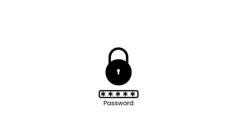 Security lock icon animation,lock and unlock stock line icon concept with B.. Stock Footage 303031530