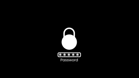 Security lock icon animation,lock and unlock stock line icon concept with B.. Stock Footage 303031531