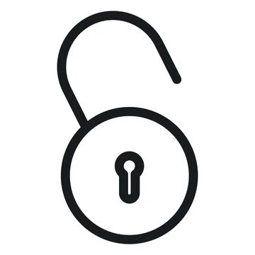 Security Lock Icon Perfect for Data Protection and Privacy Illustrazione stock