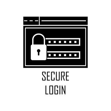 Security login icon. Element of Web Development for mobile concept and web apps Stockillustratie
