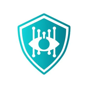 Security logo eye logo watcher symbol eye icon eye modern corporate, abstract Stock Illustration