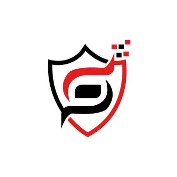 Security logo sheild tech logo design Stock Illustration