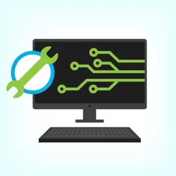 Security Maintenance Icon イラスト素材