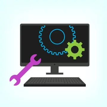 Security Maintenance Icon イラスト素材