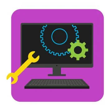 Security Maintenance Icon イラスト素材