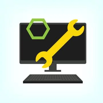 Security Maintenance Icon イラスト素材