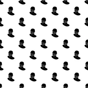 Security man pattern seamless イラスト素材