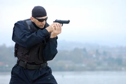 Security man Foto stock