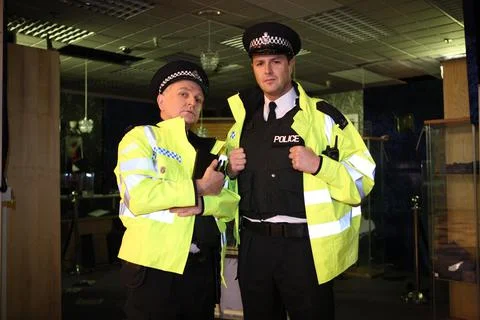 'The Security Men' TV Programme - 12 Apr 2013 Stock Photos