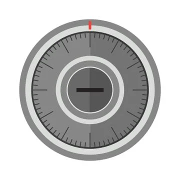 Security metal safe with empty space inside protection box vector Stock Illustration