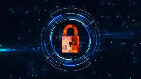 Security network concept. Stock Illustration