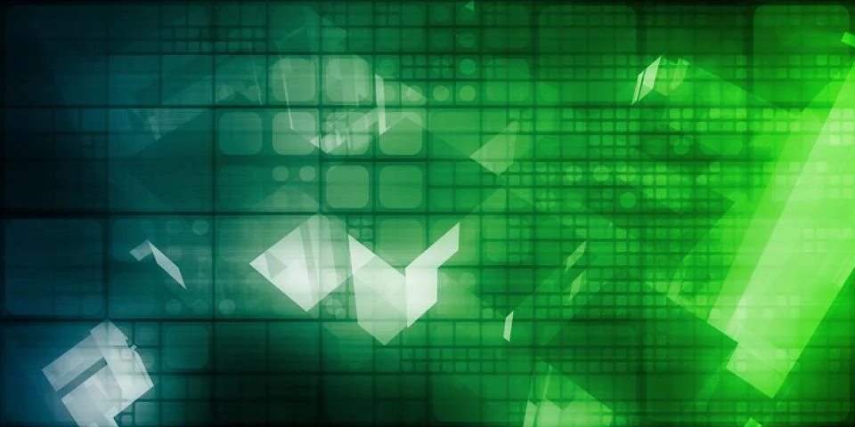 Security Network Grid Stock Illustration