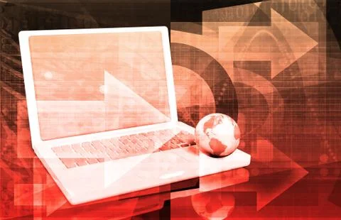 Security network Stock Illustration