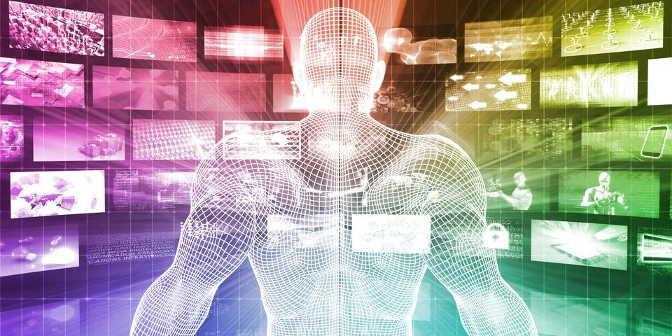 Security Network Illustrazione stock