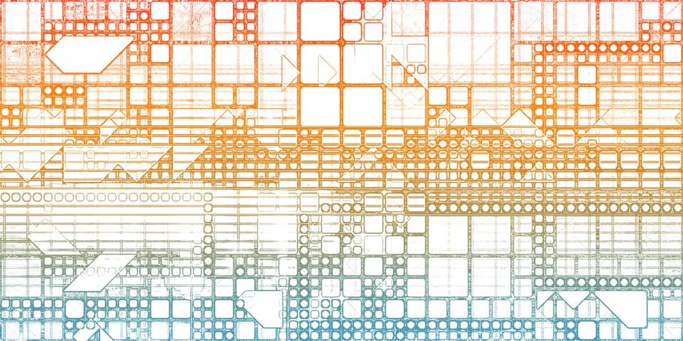 Security Network Illustrazione stock