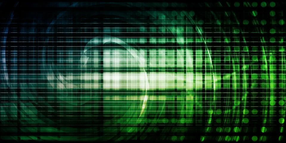 Security Network Illustrazione stock