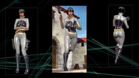 Security Officer Stock Illustration