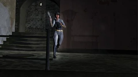 Security Officer Stock Illustration