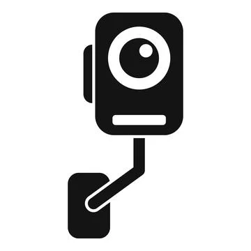 Security outdoor camera icon simple vector. Access gesture Stock Illustration